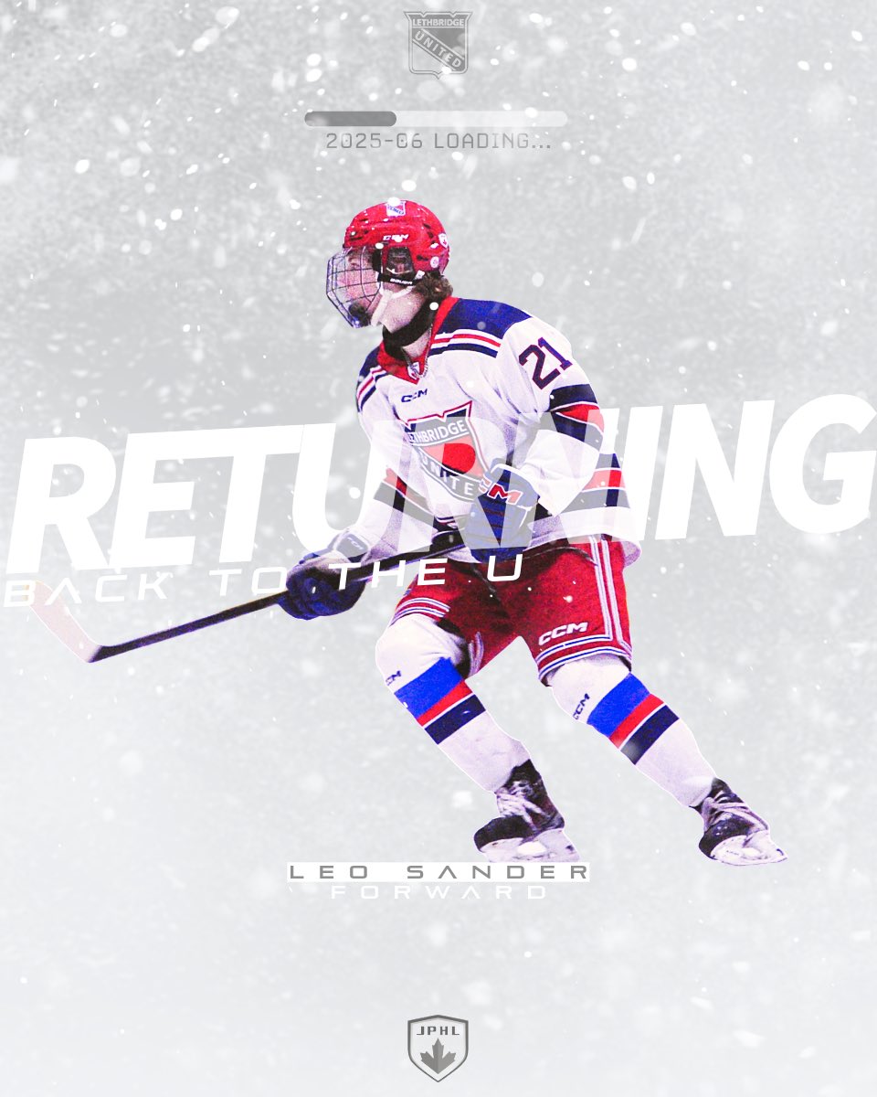 Returning for the 2025-26 season is forward Leo Sander.