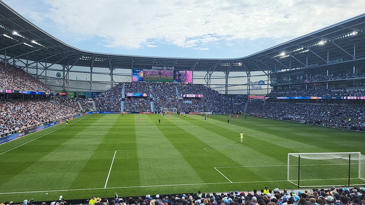 JoseTweetSports's tweet image. If I was going to just one MLS game in my life, it was going to be when the GOAT was in town.

Lionel Messi and Inter Miami vs. Minnesota United. Heck yes.

#MNUFC | #GoLoons