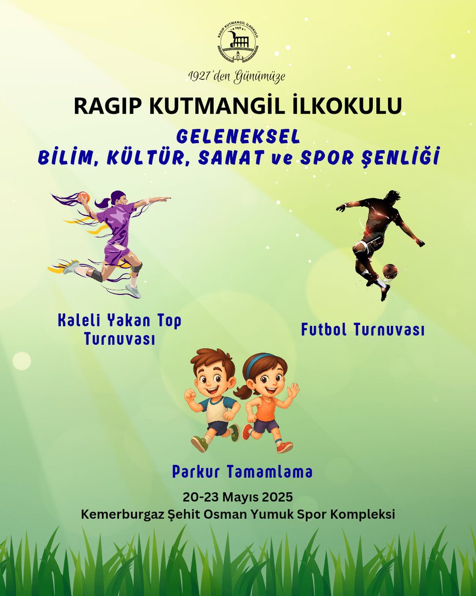 Ragıp Kutmangil İlkokulu Eyüpsultan (@ragipkutmangil) on Twitter photo Öğrencilerimizi sosyal ve kültürel faaliyetlerle destekleme konusunda bizler için gurur kaynağımız olan "Geleneksel Bilim, Kültür, Sanat ve Spor Şenliğimiz" bu yıl da bütün heyecanıyla yapılacaktır.
<a href="/tcmeb/">Millî Eğitim Bakanlığı</a> <a href="/Yusuf__Tekin/">Yusuf Tekin</a>
<a href="/MucahitYentur/">Murat Mücahit Yentür</a> <a href="/ZelihaYldz/">Zeliha Yıldız</a>
<a href="/istanbulilmem/">İstanbul İl Millî Eğitim Müdürlüğü</a> <a href="/EyupsultanMem/">Eyüpsultan İlçe Millî Eğitim Müdürlüğü</a> Öğrencilerimizi sosyal ve kültürel faaliyetlerle destekleme konusunda bizler için gurur kaynağımız olan "Geleneksel Bilim, Kültür, Sanat ve Spor Şenliğimiz" bu yıl da bütün heyecanıyla yapılacaktır.
<a href="/tcmeb/">Millî Eğitim Bakanlığı</a> <a href="/Yusuf__Tekin/">Yusuf Tekin</a>
<a href="/MucahitYentur/">Murat Mücahit Yentür</a> <a href="/ZelihaYldz/">Zeliha Yıldız</a>
<a href="/istanbulilmem/">İstanbul İl Millî Eğitim Müdürlüğü</a> <a href="/EyupsultanMem/">Eyüpsultan İlçe Millî Eğitim Müdürlüğü</a>