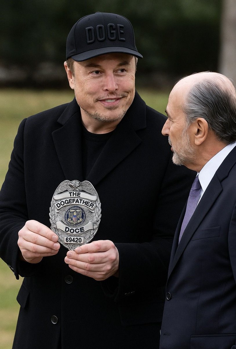 "Do you like my new badge?"