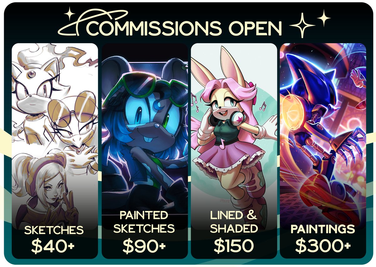 They're open!! Got lots of options available this time --  get em while they're hot over on ko-fi 💃💖