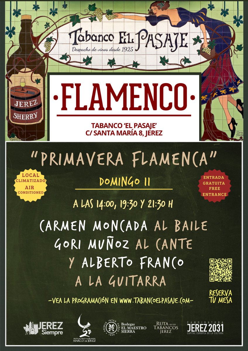 Tabanco El Pasaje -Vinos y Flamenco en Jerez- tweet media