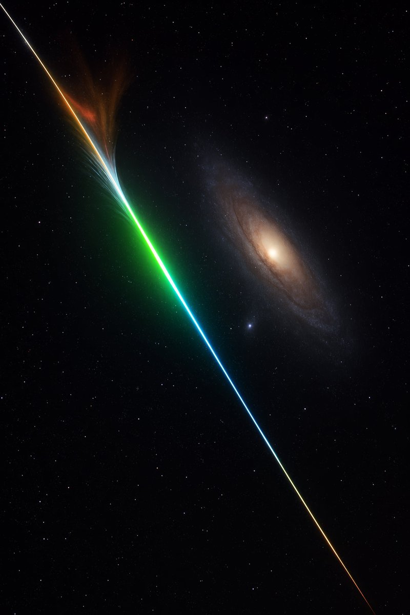forallcurious's tweet image. Once-in-a-lifetime-shot. A bright meteor burned up in the atmosphere while capturing Andromeda Galaxy.