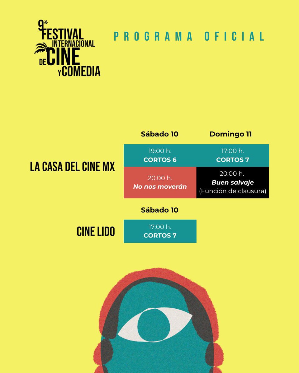 Lleva a mamá a ver cine del bueno y a pasar un gran rato. Estamos en la recta final, de este maravilloso festival!!! 
#DiaDeLaMadre se disfruta mejor en el cine y con risas