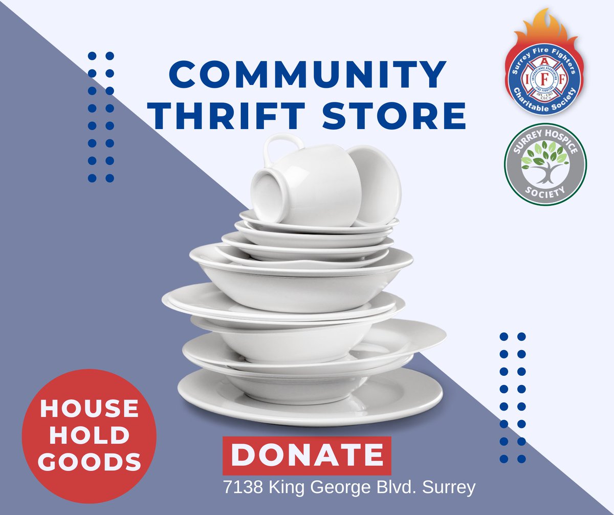 📷 Community Thrift Store, needs help!
Have some items you no longer need? . Please Share. 📷
shscommunitythriftstore.com/donate 604-599-9930 #SurreyBC #newtonbc #thriftstore Surrey Fire Fighters Charitable Society