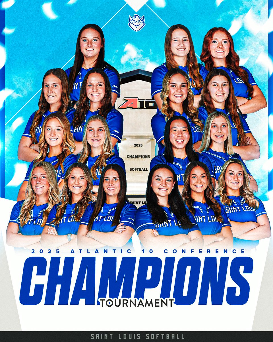 ALEXA! PLAY SWEET CAROLINE!

The Billikens are your 2025 Atlantic 10 Softball Champions!