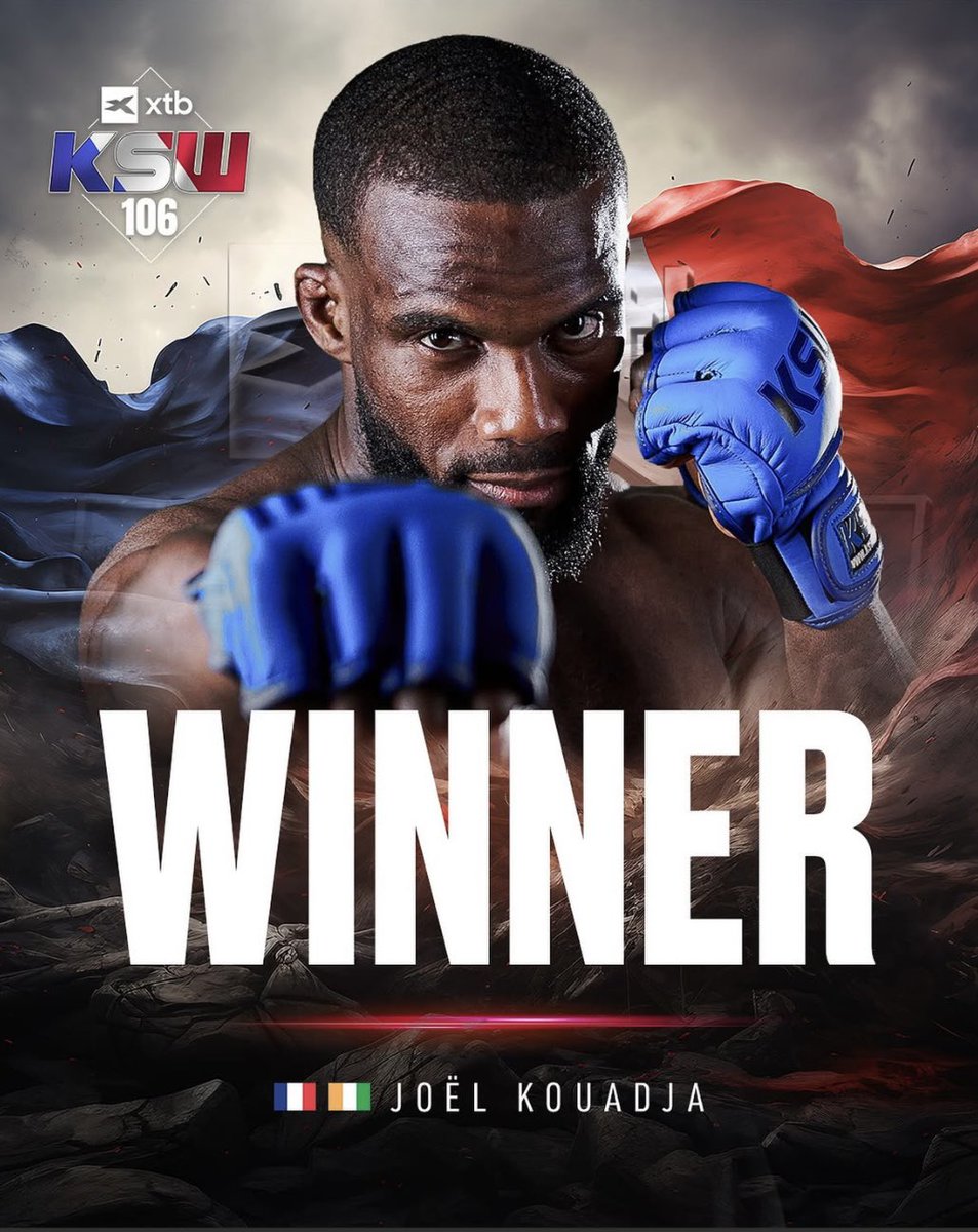 atchacademy's tweet image. Joël KOUADJA participe également à la fête avec une très belle victoire par décision unanime pour un combat prit en short notice il y’a 15 jours 💥💥
Fier de toi Joël ! 💪🏽