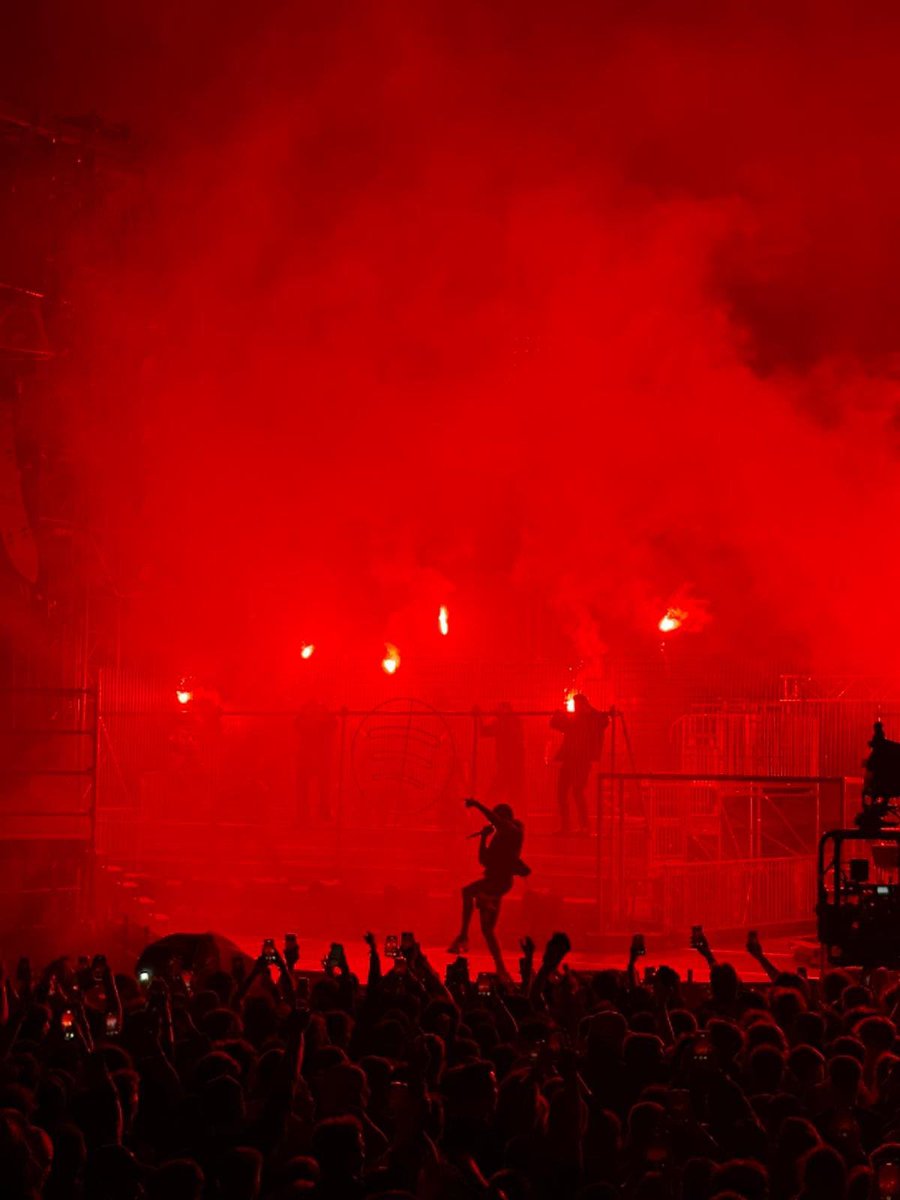 Travis Scott at Barcelona.