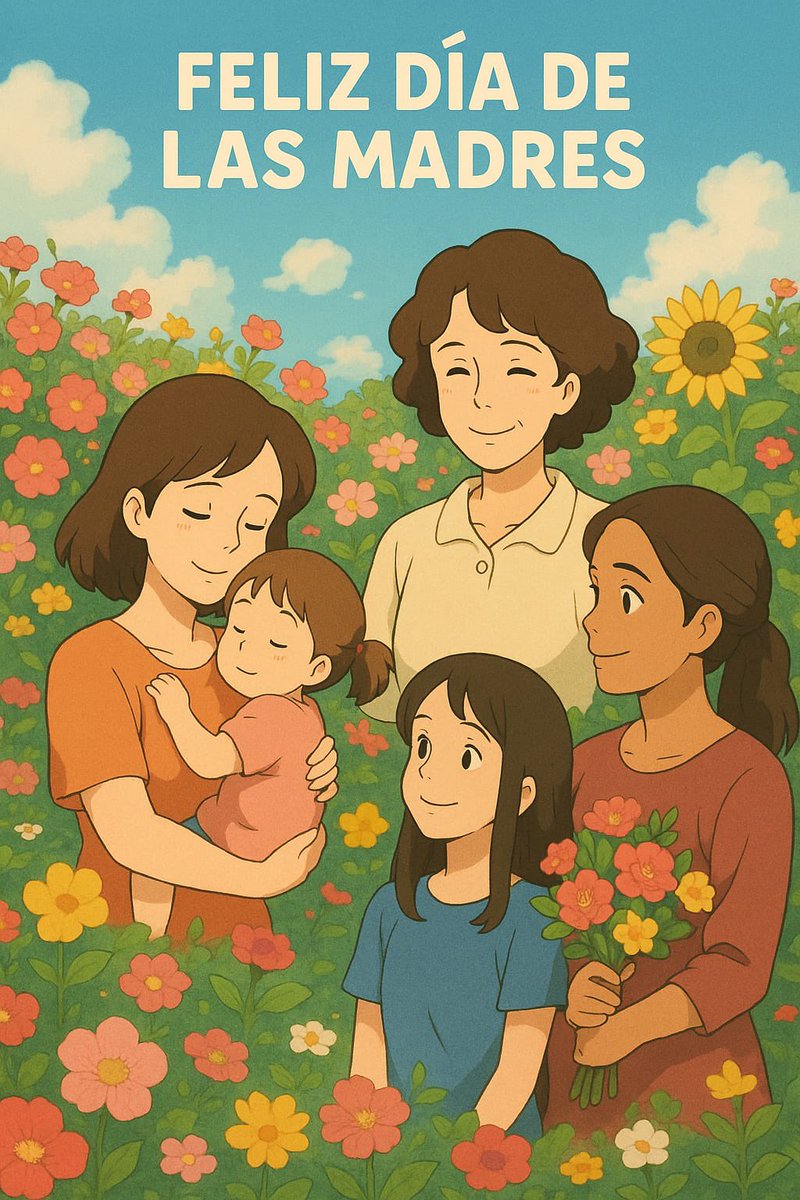 Feliz día a las mujeres que realizan el trabajo más noble y sublime en esta vida. Ser madre.