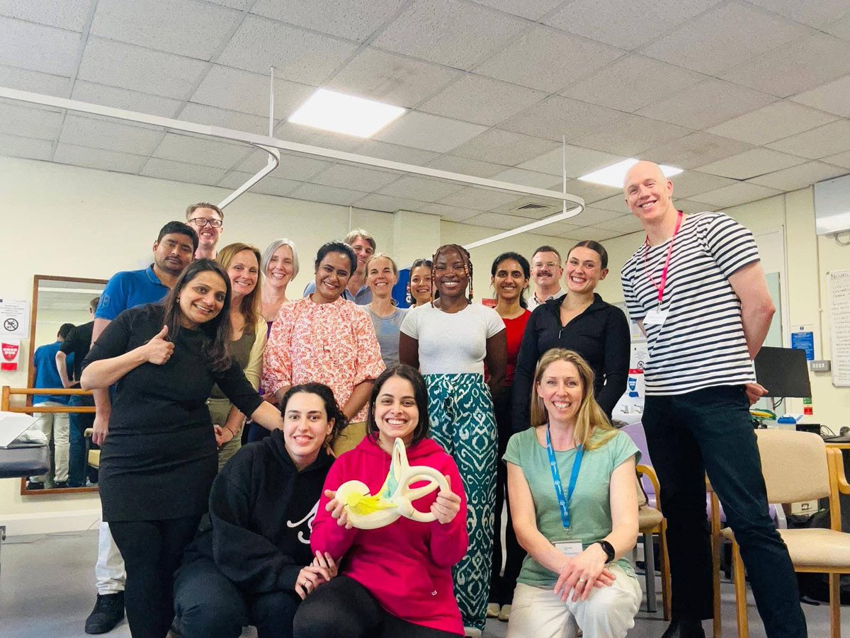 Great day training some new vestibular warriors for ACPIVR. Super enthusiastic recruits ready to go fix those with BPPV.  #ACPIVR