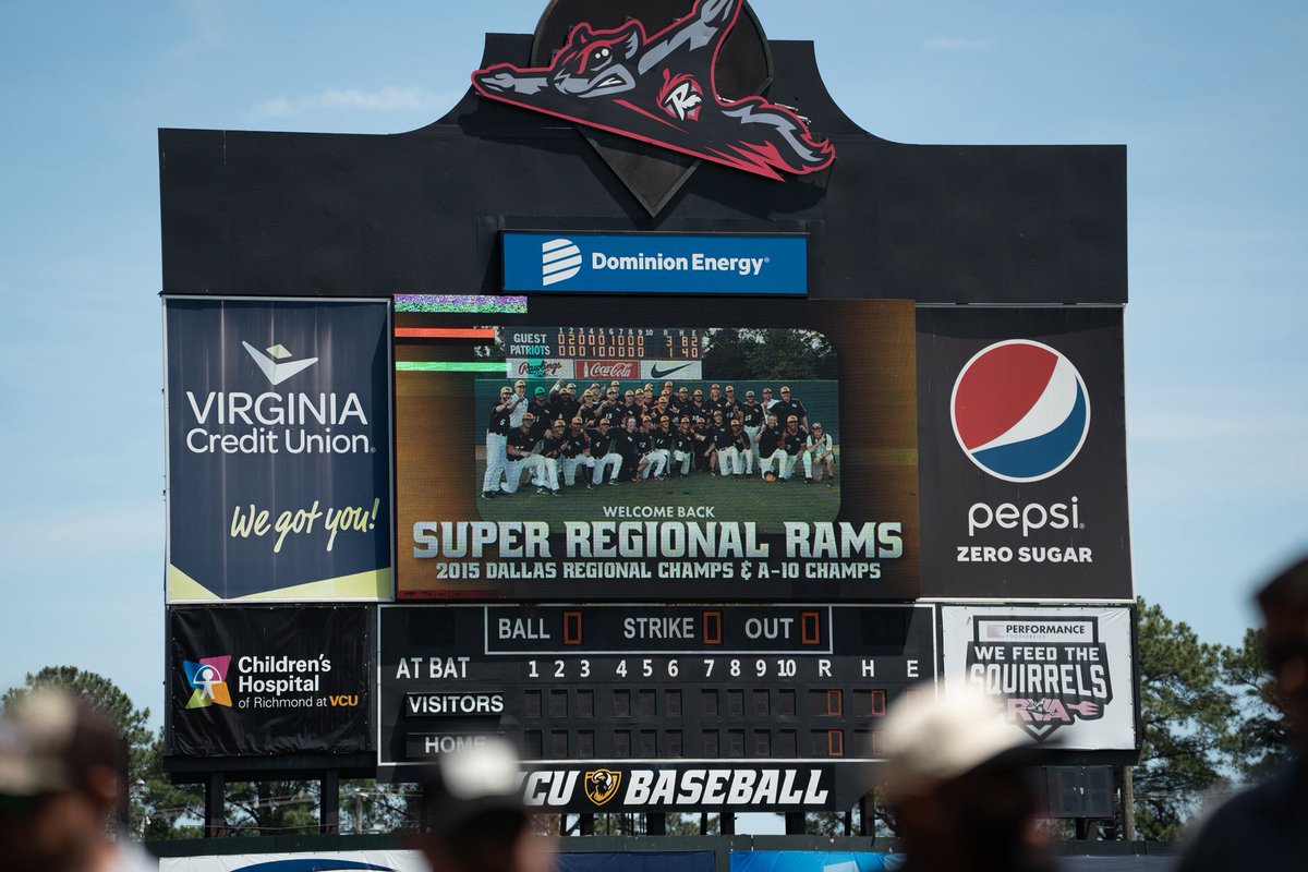 GoVCURamsAD's tweet image. Today we honored our 2015 @VCUBaseball Super Regional team. This was a special group who made program history. Though we were missing a few, it was great to welcome these guys back.
#LetsGoVCU