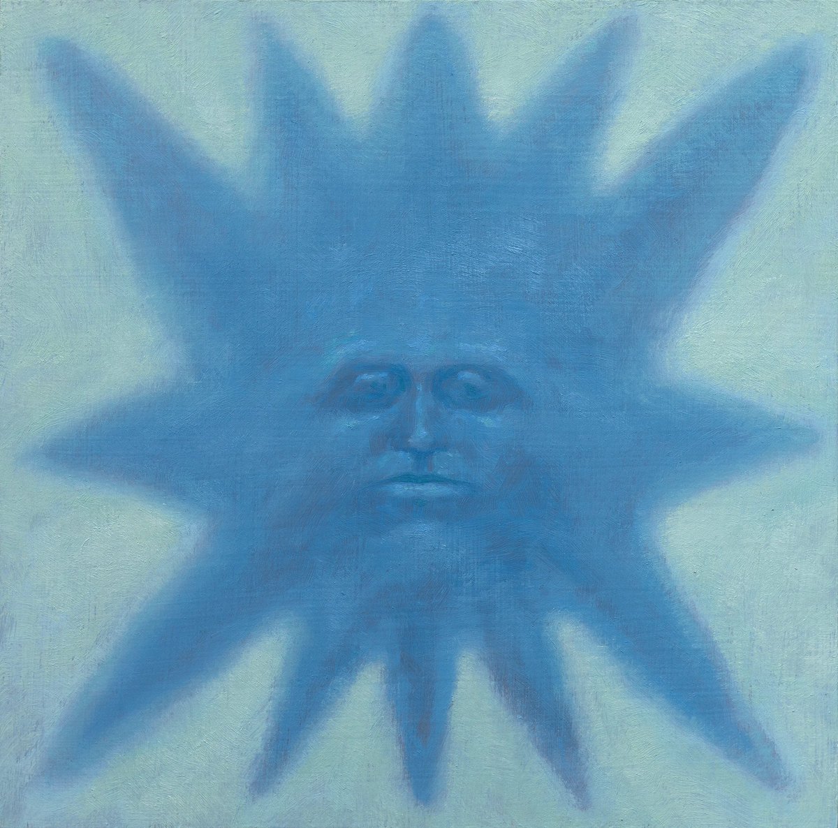 "Sun of Blindness" 10"x10" oil on panel