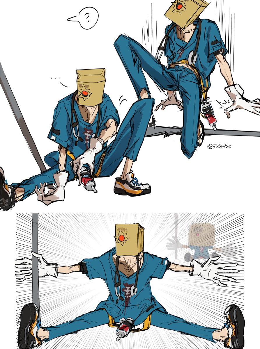 5h5m5s's tweet image. "we're making a marketable plushie, can you strike some kind of pose"
#faustmind