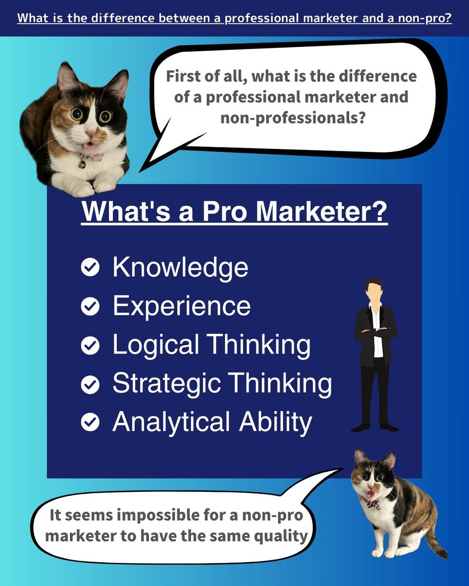 sparkleandinov's tweet image. What&apos;s the REAL difference between a pro marketer &amp;amp; a non-pro? 🤔 

It&apos;s 5 key things: 
1️⃣ Knowledge 
2️⃣ Experience 
3️⃣ Logical Thinking 
4️⃣ Strategic Thinking 
5️⃣ Analytical Ability 

Read our new blog! 👇 
sparkleandinnovation.com/2025/05/10/wha…

#Marketing #ProMarketer #BizTips #Strategy