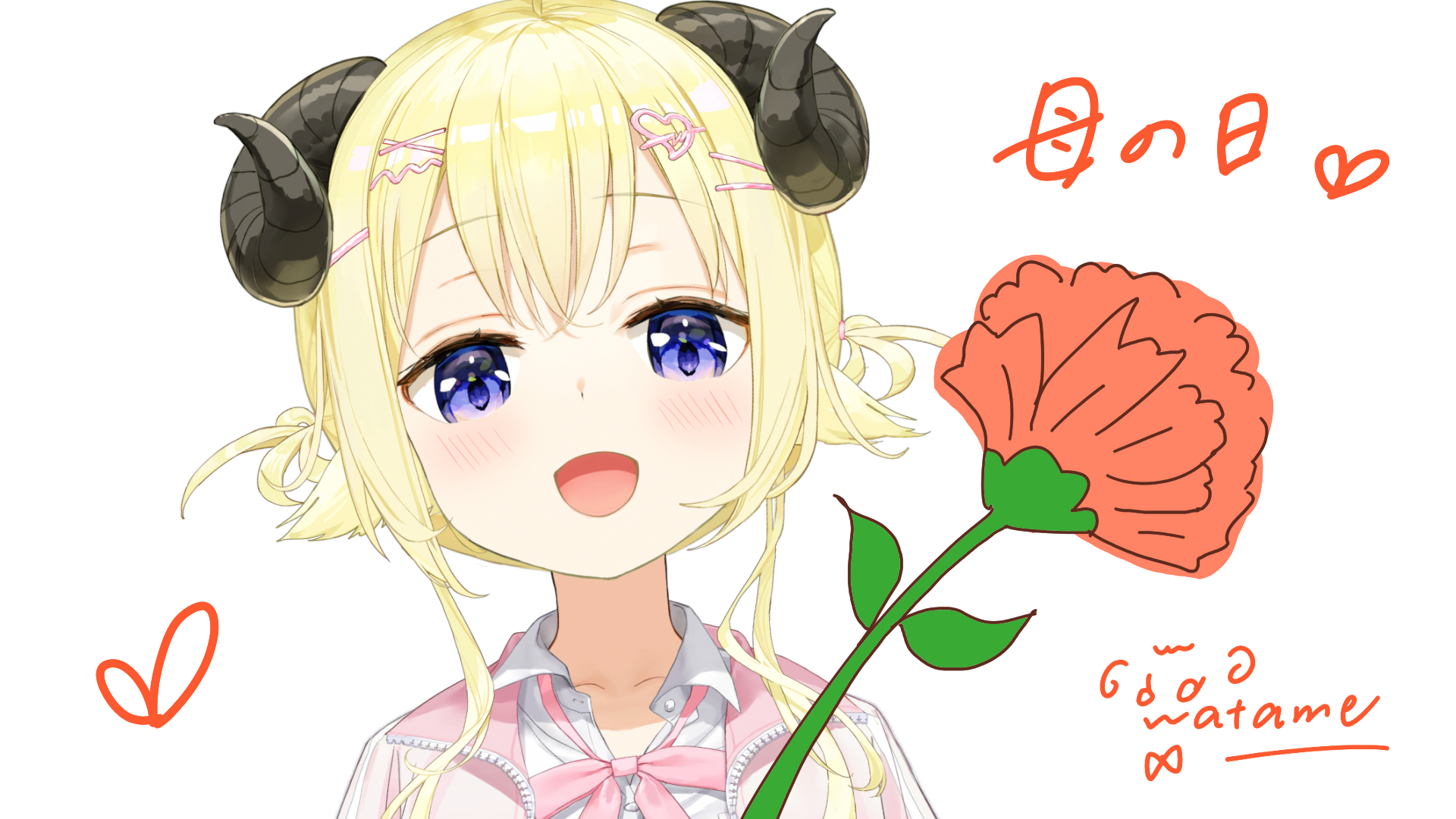 ヴァイス ホロライブ #つのまきあーと 角巻わため SP サイン