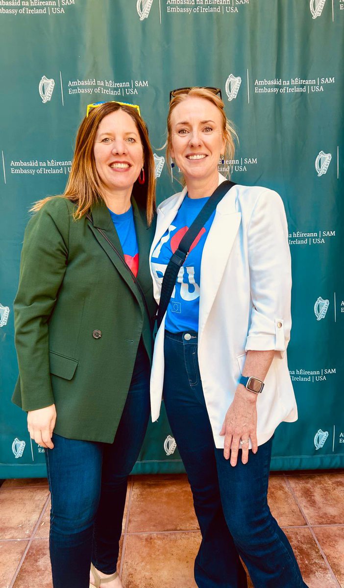 Embassy of Ireland, USA (@irelandembusa) on Twitter photo Thanks a million to <a href="/EUintheUS/">European Union in the U.S.</a> Deputy Ambassador <a href="/RuthBajada/">Ruth Bajada</a> for stopping by the Irish #EUOpenHouse today! 🇪🇺🇮🇪 Thanks a million to <a href="/EUintheUS/">European Union in the U.S.</a> Deputy Ambassador <a href="/RuthBajada/">Ruth Bajada</a> for stopping by the Irish #EUOpenHouse today! 🇪🇺🇮🇪