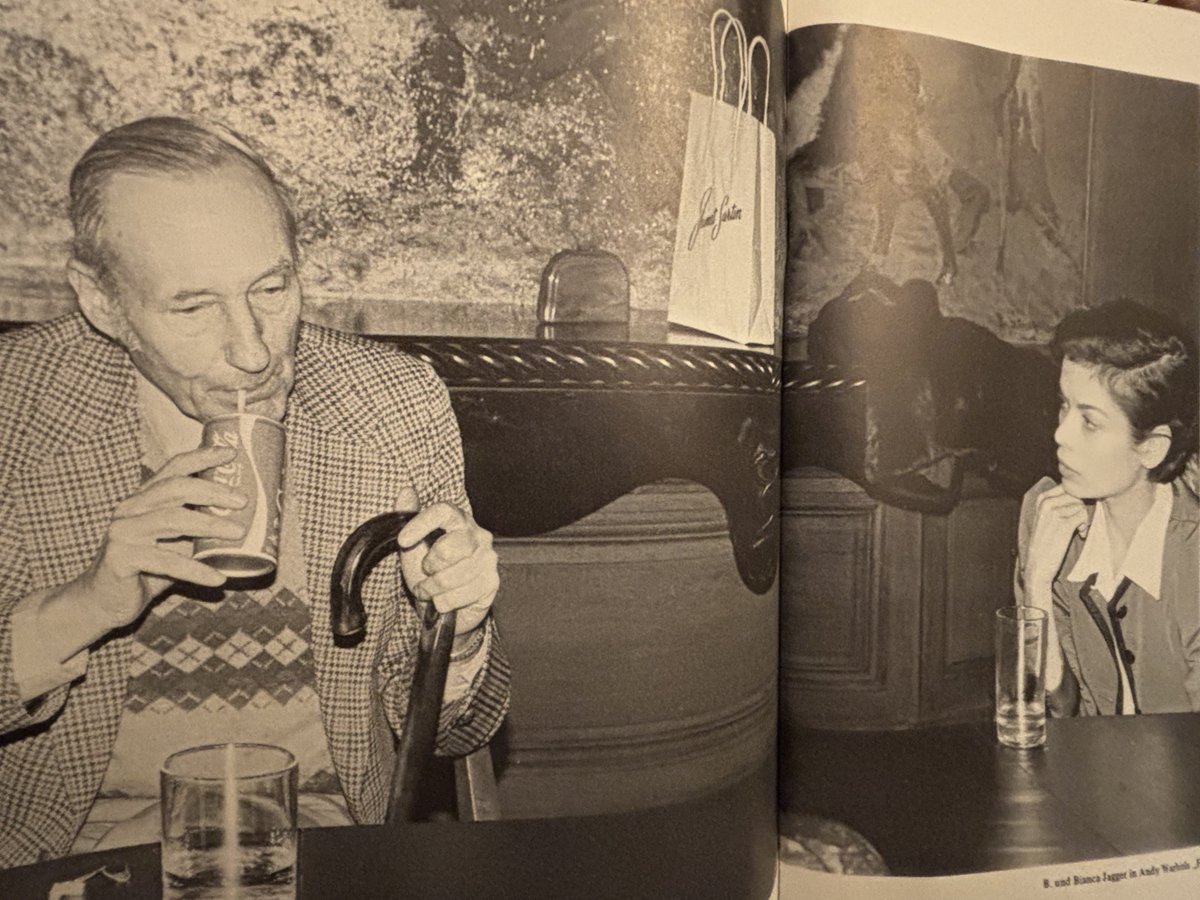 william s. burroughs &amp; bianca jagger