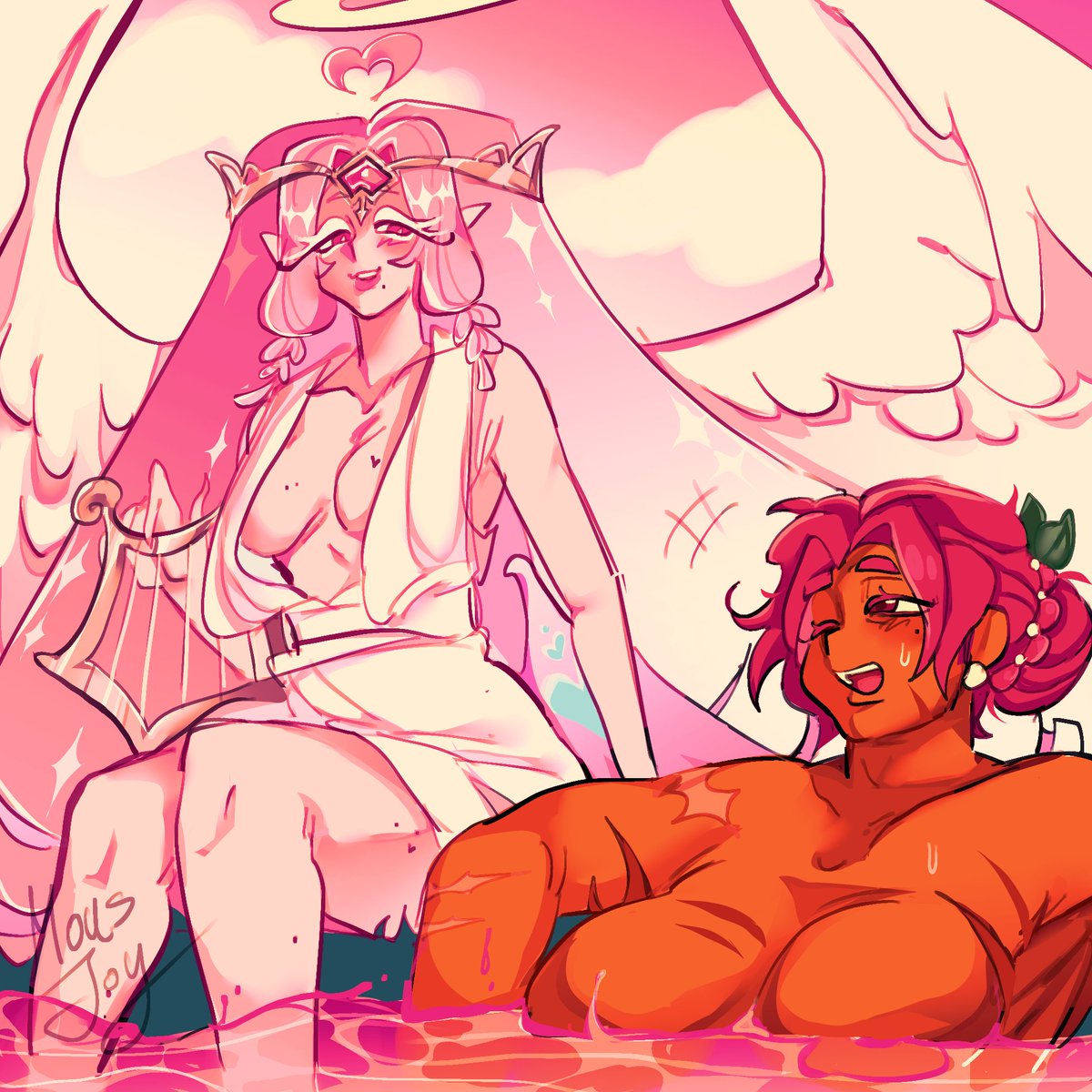 Mulled juice bath ( slight non sexual nudity)  #Eternalberry #Hollysugar