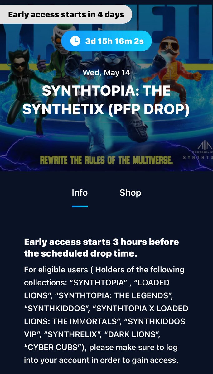 Sparta P|G|X (spartapgx.cro) (@spartapgx) on Twitter photo Let’s rewrite the rules of the Multiverse! Keep your eyes peeled!
<a href="/synthtopiaworld/">SYNTHTOPIA</a> <a href="/LoadedLions_CDC/">Loaded Lions</a> <a href="/cryptocom/">Crypto.com</a> <a href="/cryptocomnft/">Crypto.com NFT</a> <a href="/EbisusBay/">Ebisu's Bay | GameFi - NFT Market - DEX</a> Let’s rewrite the rules of the Multiverse! Keep your eyes peeled!
<a href="/synthtopiaworld/">SYNTHTOPIA</a> <a href="/LoadedLions_CDC/">Loaded Lions</a> <a href="/cryptocom/">Crypto.com</a> <a href="/cryptocomnft/">Crypto.com NFT</a> <a href="/EbisusBay/">Ebisu's Bay | GameFi - NFT Market - DEX</a>