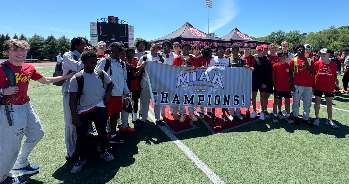 Dan Mulford (@danmulford05) on Twitter photo Championship season continues! Varsity and JV Track & Field take home the “A” Conference MIAA Championship! Yea Hall! <a href="/calverthall/">Calvert Hall College</a> <a href="/miaa_champs/">miaa_championships</a> Championship season continues! Varsity and JV Track & Field take home the “A” Conference MIAA Championship! Yea Hall! <a href="/calverthall/">Calvert Hall College</a> <a href="/miaa_champs/">miaa_championships</a>