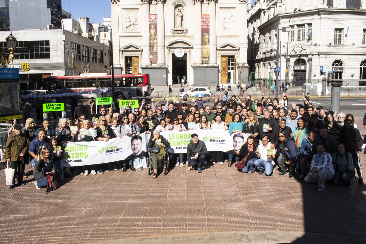 💚 SÁBADO EN CAMPAÑA 💚

✅️ Este 18 de mayo en las elecciones legislativas tenemos la oportunidad histórica de empezar a revertir la situación de abandono y crueldad.
#EsAhoraBuenosAires con @leandrosantorook