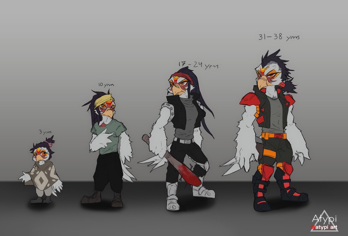 Jesper's age ref!

#starfox #OC #REF #Furry