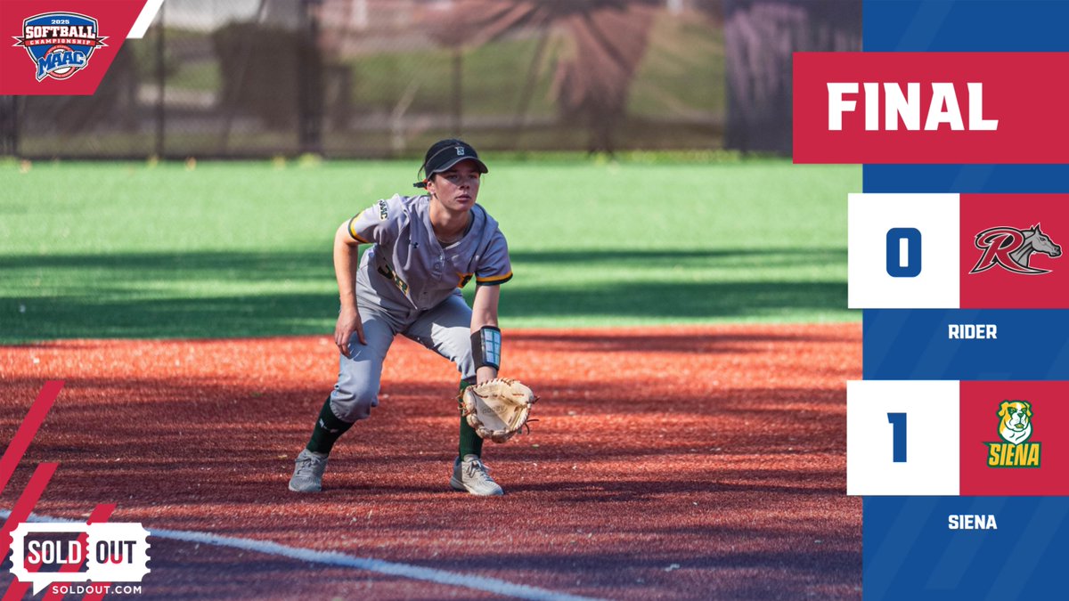 FINAL | <a href="/Siena_Softball/">Siena Softball</a> is headed back to the MAAC Championship!

#MAACSoftball