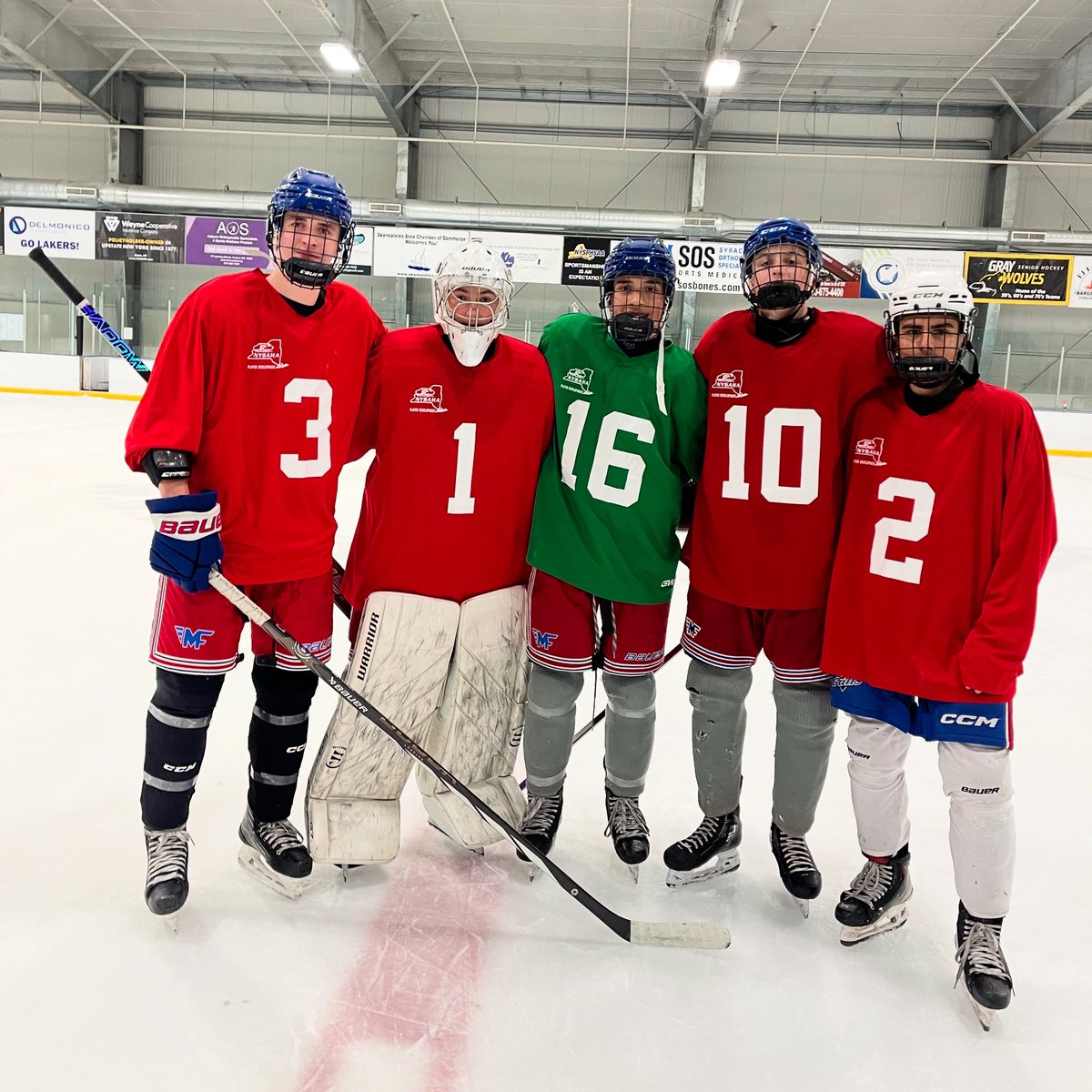 MFYHAHockey's tweet photo. MF 2010 boys looking good at the NYS Select 15: Yanni Malafis, Brody Shunk, Joe Violante, Devon Beck, Cristian LoPiano, & Rees Johnston (not pictured) #RollMF https://t.co/IwuVUCHVkO