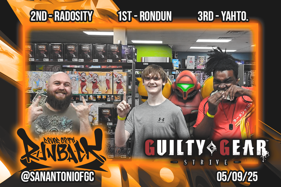 SanAntonioFGC's tweet photo. Thank you to everyone that came out last night for River City Runback #19! Top 3s and Top 8ers below: https://t.co/Mlamv95bav