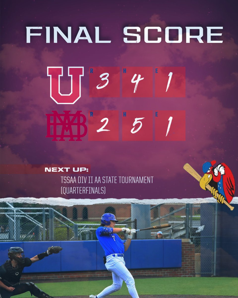 Owls Advance!!!

The Owls complete the comeback win over MBA to clinch the 1st Round series of the TSSAA Div II AA State Tournament!

They will return to action next week, when they travel to Lipscomb Academy in a best of 3 series. 

Dates/times are TBD

Great Wins!!!

#GoOwls