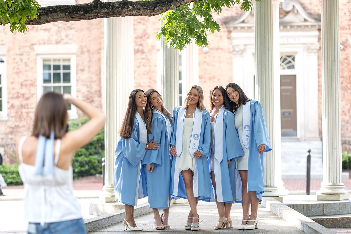 UNC's tweet photo. The countdown to commencement begins 🎓 This one's for you, #UNC25! 🩵 https://t.co/2ElSt13Z1H