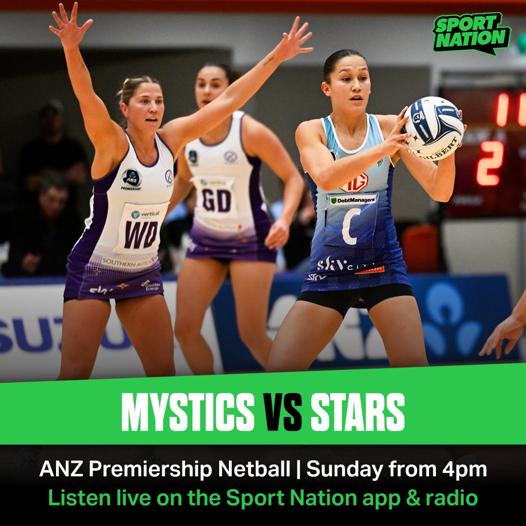 Sport Nation NZ (@sportnationnz) on Twitter photo Sport Nation's live coverage of the 2025 <a href="/ANZPremiership/">ANZ Premiership</a> begins today from Auckland's Eventfinda Stadium!
FIND YOUR FREQUENCY 👉 bit.ly/sn-radio
#ANZP | <a href="/stafnz/">Mark Stafford</a> Sport Nation's live coverage of the 2025 <a href="/ANZPremiership/">ANZ Premiership</a> begins today from Auckland's Eventfinda Stadium!
FIND YOUR FREQUENCY 👉 bit.ly/sn-radio
#ANZP | <a href="/stafnz/">Mark Stafford</a>