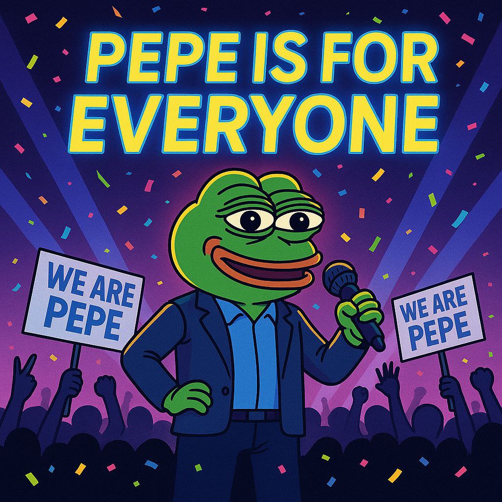 #pepearmy lets gooooooo 

#Pepeisforeveryone