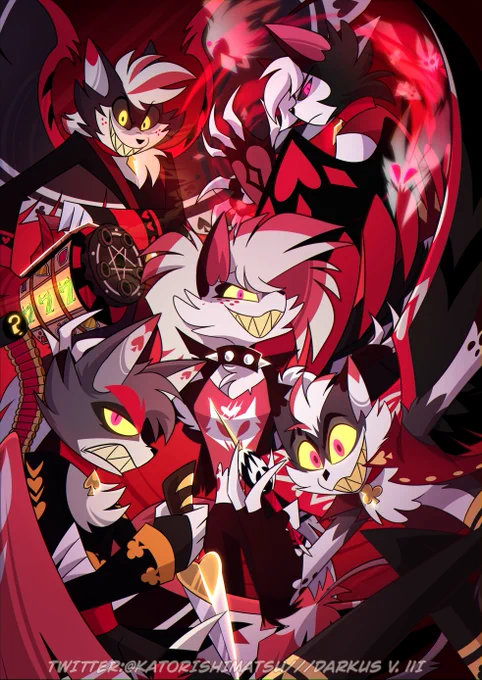 The most rebellious group of the Hazbin family #HazbinHotel #HuskxCrymini #HazbinHotelHusk #hazbinhotelCrymini #Huskni #HazbinHotelFanart