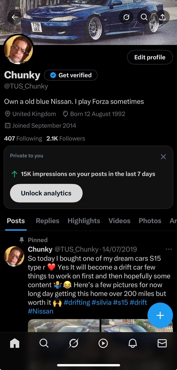 TUS_Chunky's tweet image. 15k look mum I’m an influencer 😭 On a real don’t even know if that’s good lol 😂