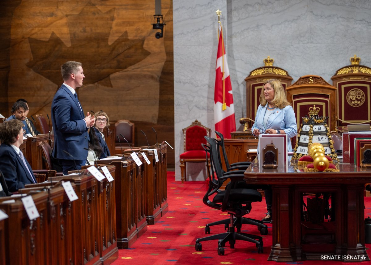 Senate of Canada (@senateca) on Twitter photo .<a href="/SenKristaRoss/">Senator Krista Ross</a> spoke to Model Senate participants about the importance of civic literacy and engagement among young Canadians. Participants had several questions about her path to the Senate!
Thank you, Senator, for closing #ModelSenate2025 on such an inspiring note!
#SenCA .<a href="/SenKristaRoss/">Senator Krista Ross</a> spoke to Model Senate participants about the importance of civic literacy and engagement among young Canadians. Participants had several questions about her path to the Senate!
Thank you, Senator, for closing #ModelSenate2025 on such an inspiring note!
#SenCA