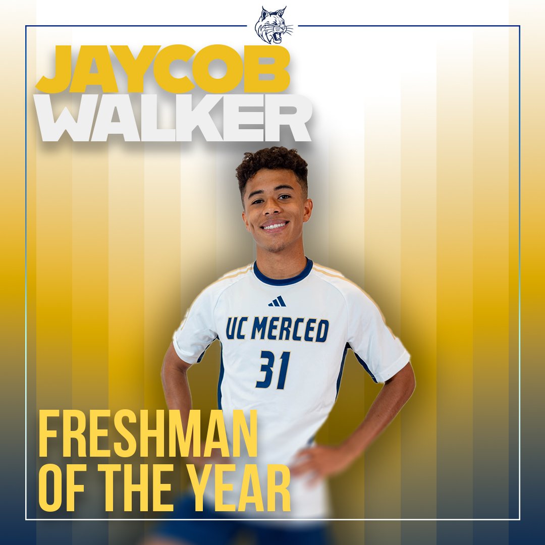 Congratulations to Jaycob Walker for being named UC Merced’s Freshman of the Year at the Athletics Banquet!
