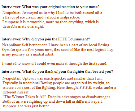 FightsForFunE's tweet photo. An Interview and a little info more concerning yesterdays Loser: 
Neapolitan Joyride. 
#FFFE 
#FightsForFunandEntertainment 
#Boxing 
#Interview https://t.co/GvnhZuAPlm
