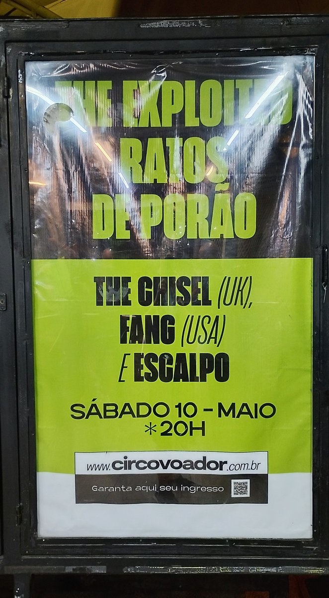 donniedarko73's tweet image. the exploited / ratos de porão / the chisel / norte cartel / escalpo @ circo voador 

#theexploited #ratosdeporão #thechisel #nortecartel #escalpo #circovoador #lapa #riodejaneiro