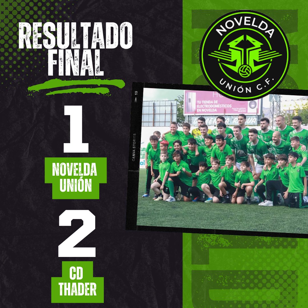 𝗗𝗲𝗿𝗿𝗼𝘁𝗮 𝘃𝘀 𝗖𝗗 𝗧𝗵𝗮𝗱𝗲𝗿 | 𝗝𝗼𝗿𝗻𝗮𝗱𝗮 𝟯𝟬 𝗟𝗹𝗶𝗴𝗮 𝗖𝗼𝗺𝘂𝗻𝗶𝘁𝗮𝘁

❌ Derrota, con un final amargo y duro, pese a la gran temporada de los nuestros. Dar la gracias por el apoyo, volveremos más fuertes

⚽️ El gol lo hizo Alvarito 

#LaFuerzaDeLaUnión