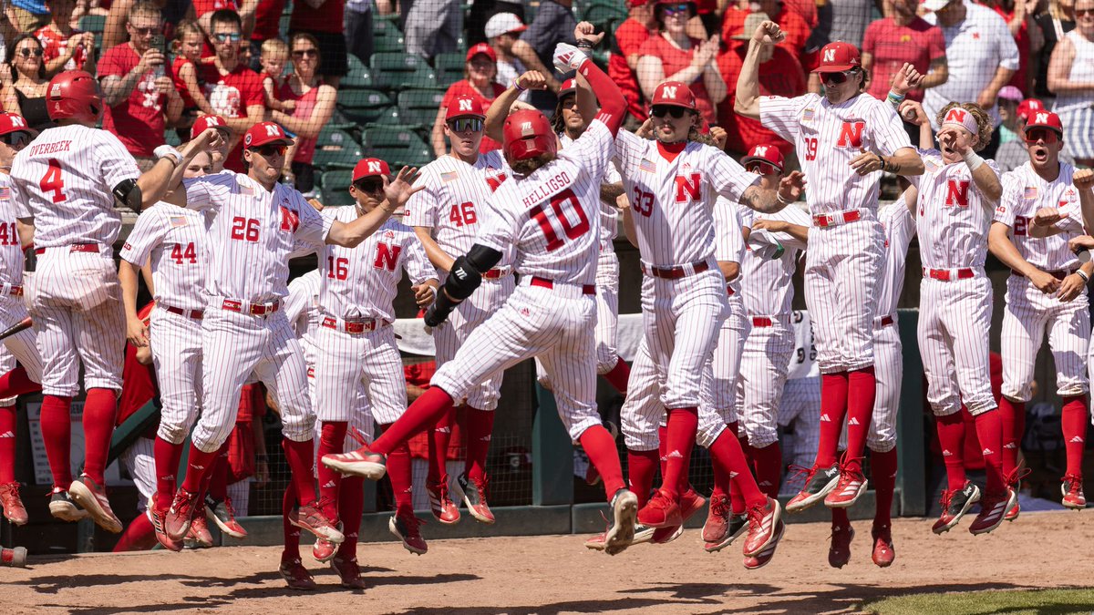 For the third time in two weeks, Nebraska baseball won in walk-off fashion. 

Case Sanderson was the hero this time, hammering a three-run homer in the bottom of the ninth. The 423-foot blast lifted Nebraska to its fourth straight series victory. 

STORY: on3.com/teams/nebraska…