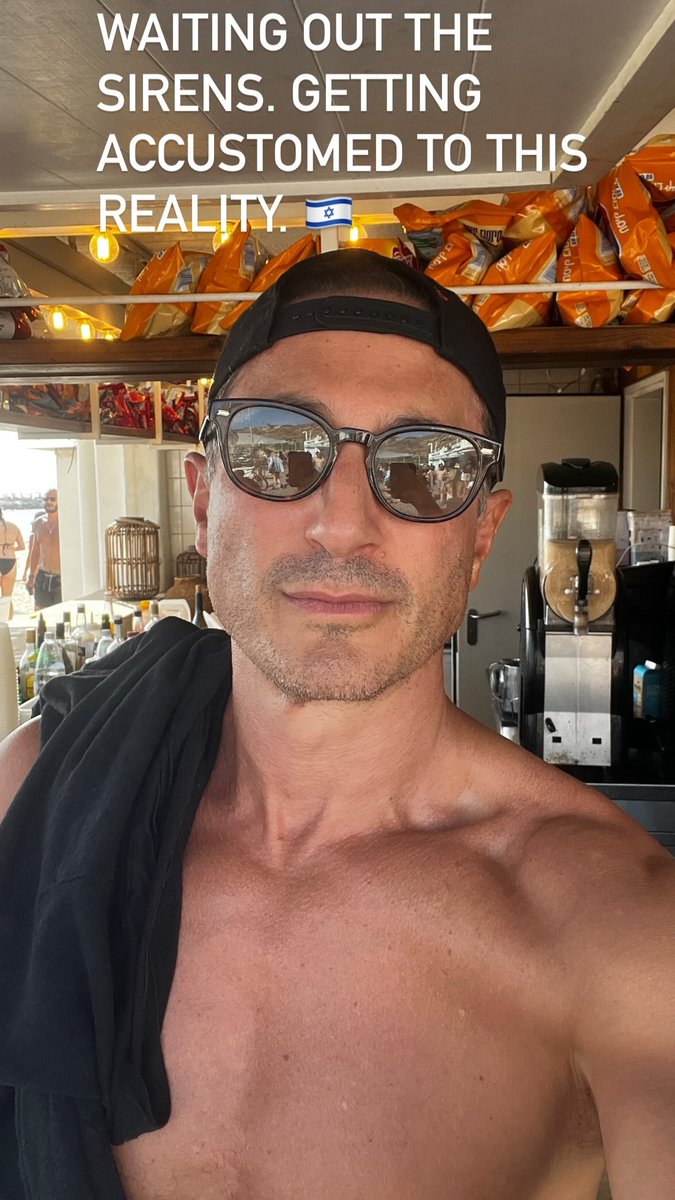 #SashaRoiz Via Instagramstorie Waiting out the sirens. Getting accustomed to this reality. #Israel