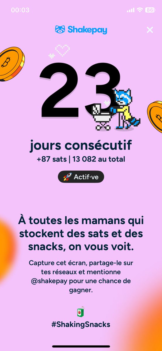 Fredericly's tweet image. happy mother day !   #shakingsnacks @shakepay
@fredericly