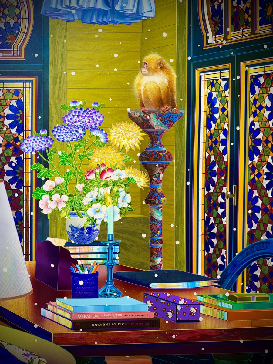 Sho_Ji01's tweet image. 最高すぎです💫

#松山智一展
#FIRSTLAST 
#麻布台ヒルズギャラリー