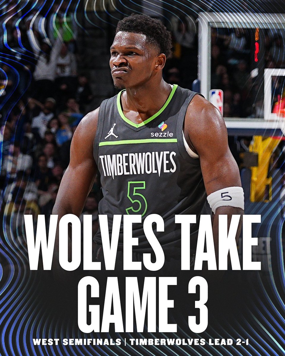 ANTHONY EDWARDS AND THE WOLVES PUT ON A SHOW TO TAKE GAME 3 🍿