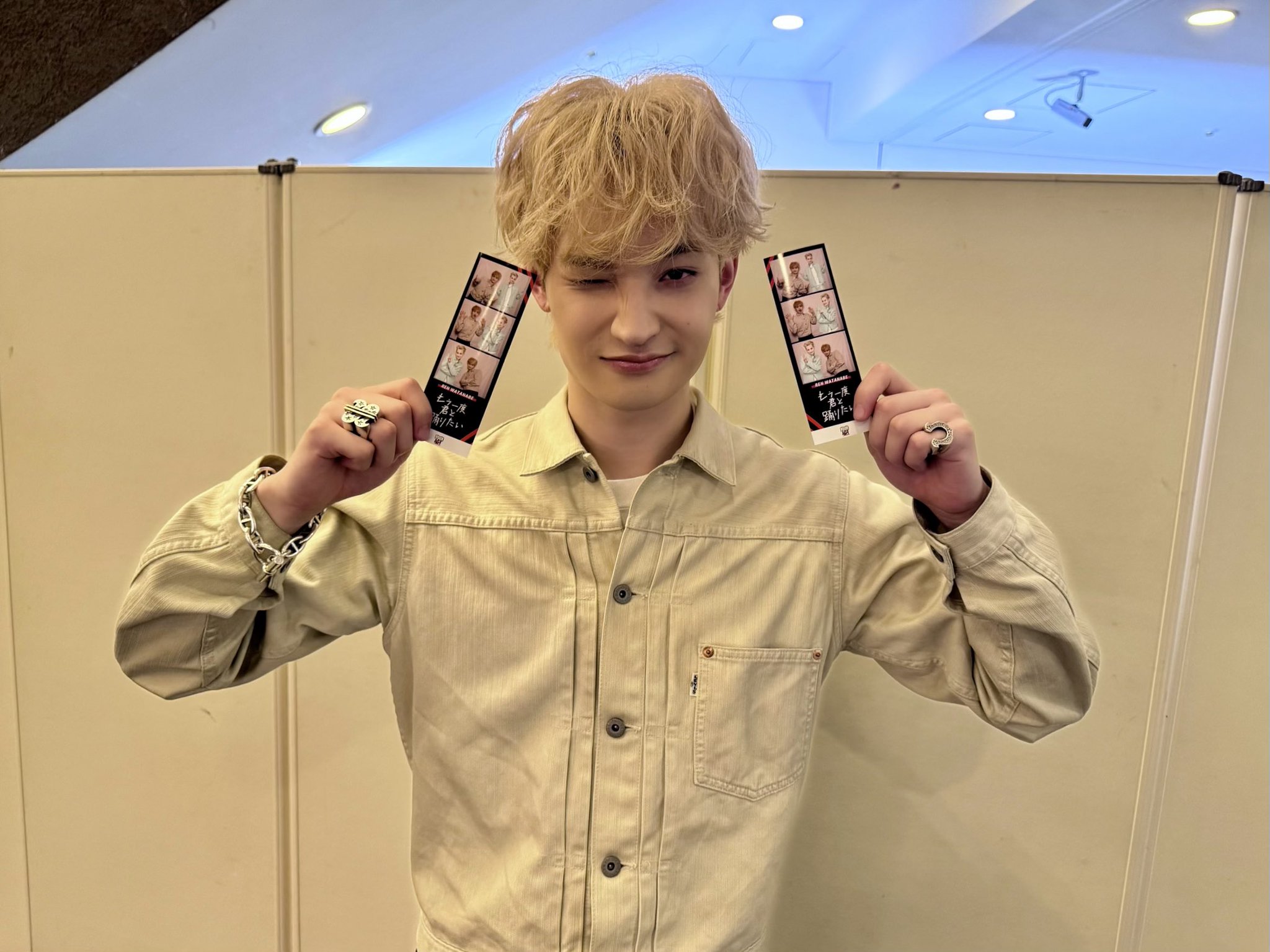 PSYCHICFEVER 渡邉廉 万博 EXPOセット ☆PSYCHIC FEVER渡邉廉・半田龍臣 来校☆ - ニュース - お知らせ