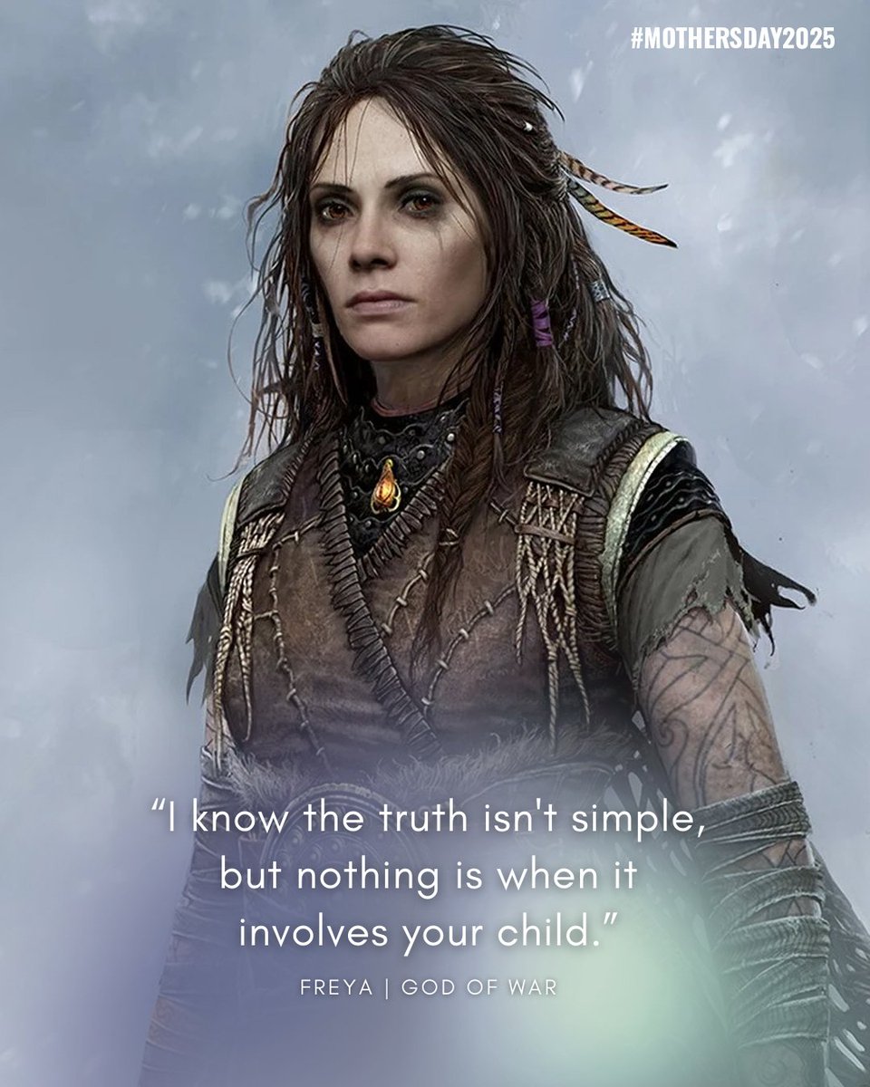 PlayStationIN's tweet photo. Moms in games can be nurturing, fierce, wise, and often a beacon of hope when all hope seems lost. This #MothersDay, we’re reliving wise words from some of the iconic moms of video games...
#MothersDay2025 #VideoGameQuotes #PlayStationIndia #HandsonPS5 https://t.co/EgjO9qLISA