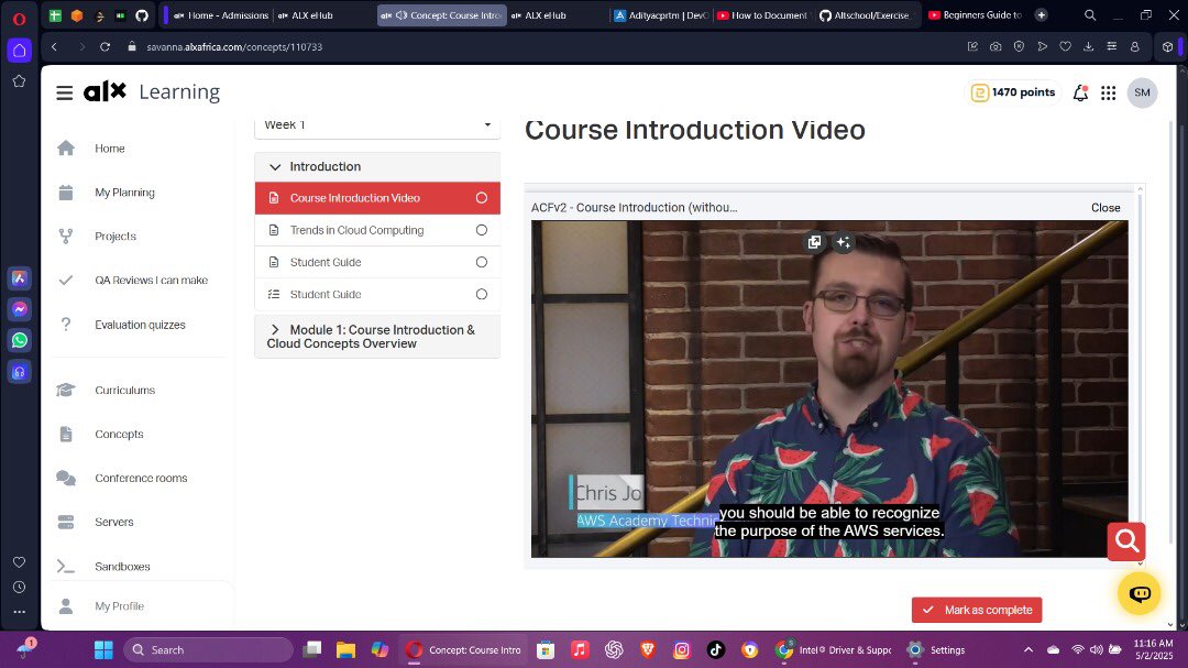 TechwithStephen's tweet image. Hi guys 👋, least before I forget I already commenced my Cloud engineering programme on the 27/04/2025 with @alx_africa & @awscloud .
#DoHardThings #AWS #awsforbeginners #cloudengineering