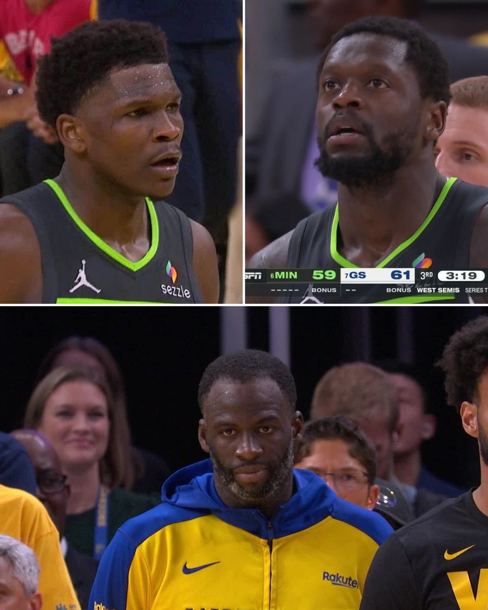 BleacherReport's tweet image. WOLVES WRAP UP GAME 3 TO TAKE 2-1 SERIES LEAD 🐺
Ant: 36 PTS, 4 AST, 4 REB
Randle: 24 PTS, 12 AST, 10 REB