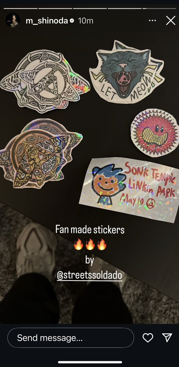 StreetsSoldado's tweet image. I’m glad you got the stickers and I hope you love sonk @mikeshinoda thanks to @lorenzoerr !!!
